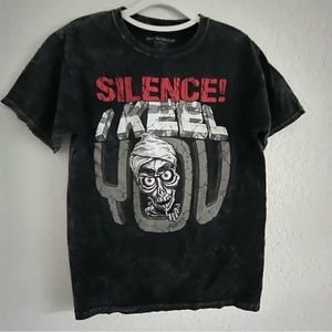 NWOT Dunham Achmed Men’s Graphic Washed Black Short Sleeve Tee Shirt Small